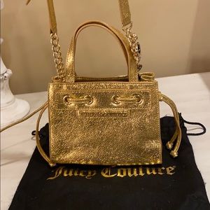 Mini juicy couture gold bag
